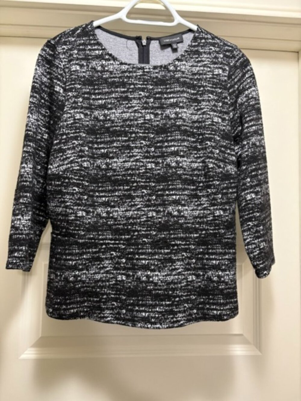 Black And White LORD & TAYLOR top